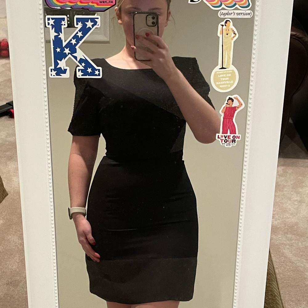 Vintage Black Beaded Dress - Picture 8 of 9